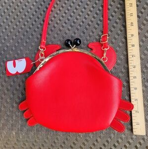 Cute Red Crab Purse/Crossbody